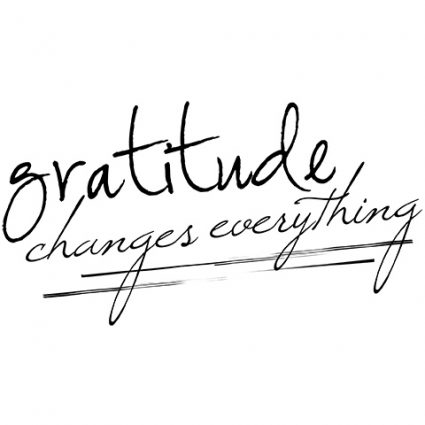 Gratitude Changes Everything